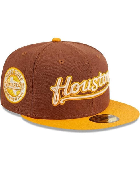 Men's Brown Houston Astros Tiramisu 59FIFTY Fitted Hat