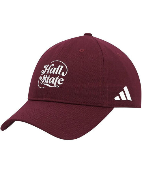 Красная бейсболка с логотипом Mississippi State Bulldogs Adidas