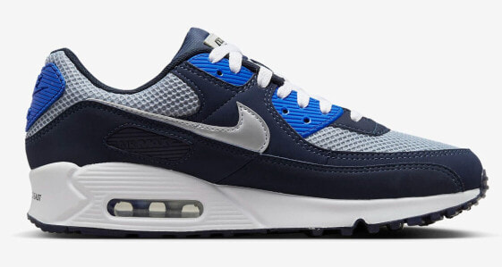 [FD0374-410] Mens Nike AIR MAX 90 SE 'NAVY ASHEN SLATE'