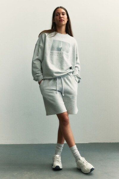 Oversized Sports Sweatshirt