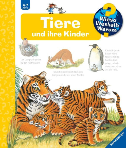 Детская книга Ravensburger Животные и их детеныши