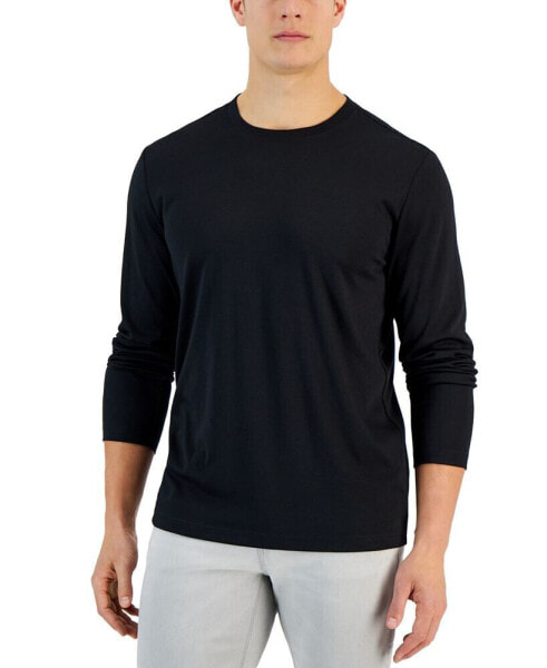 Alfatech Long Sleeve Crewneck T-Shirt, Created for Macy's