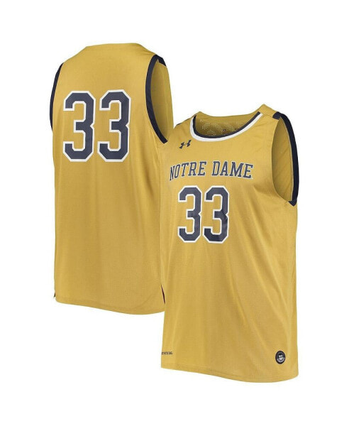 Men's #33 Notre Dame Fighting Irish College Replica Basketball Jersey