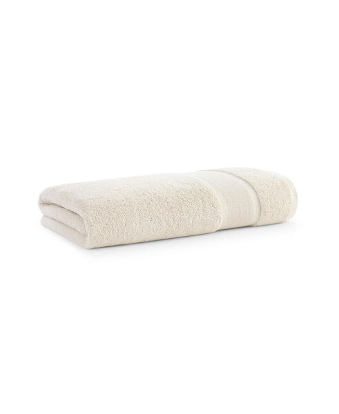 Полотенце Aston And Arden aegean Eco-Friendly Recycled Turkish Bath Sheet, 35x70, 600 GSM, Солидный цвет со структурным помощенным краем, 50% переработанный, 50% длинноволокнистый прядильный хлопок, Low-Twist, Пушистое, Ультра мягкое Полотенце OverSized