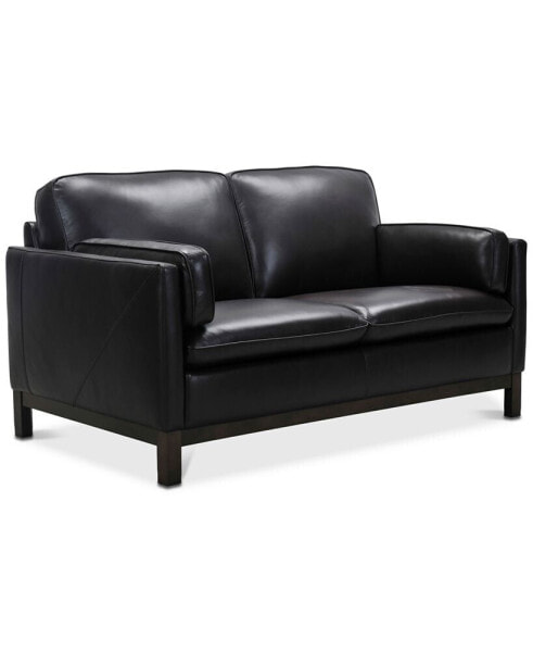 Virton 63" Leather Loveseat, Created for Macy's