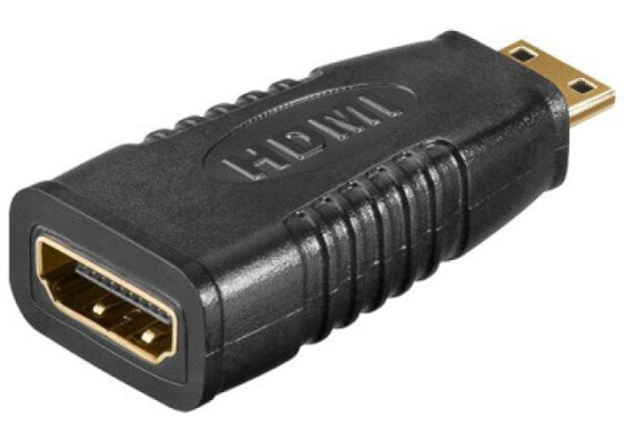 Techly IADAP-HDMI-MC - Mini HDMI - HDMI - Black