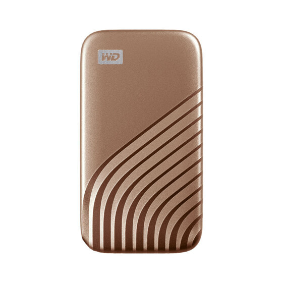 WD My Passport - 1000 GB - USB Type-C - 3.2 Gen 2 (3.1 Gen 2) - 1050 MB/s - Защита паролем - Золотой