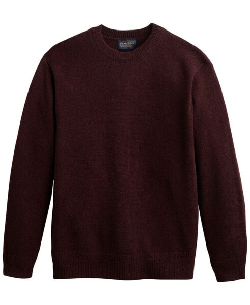Men's Shetland Wool Crewneck Sweater