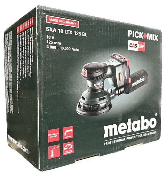 Metabo SXA 18 LTX 125 BL Akku-Exzenterschleifer mit 125 mm Schleifteller 600146840