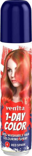 Farbiges Haarspray - Venita 1-Day Color Spray 04 - Red Spark