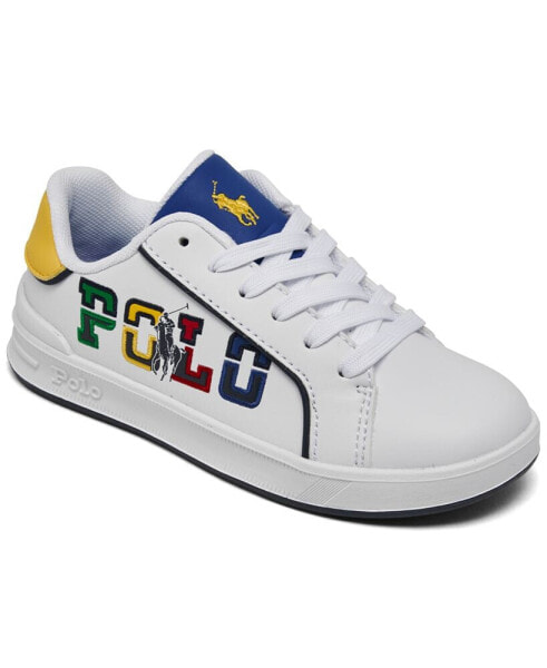 Little Kid's Heritage Court III Graphic Casual Sneakers from Finish Line