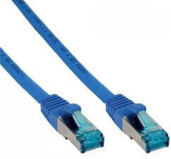 InLine Patch Cable S/FTP PiMF Cat.6A halogen free 500MHz blue 1.5m