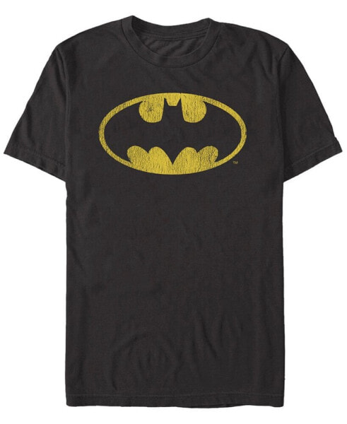 DC Men's Batman Classic Oval Logo Short Sleeve T-Shirt