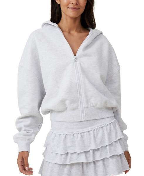 Women's Zip Up Lounge Hoodie Sweatshirt