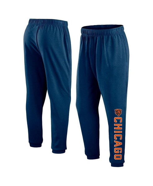 Men's Navy Chicago Bears Big and Tall Chop Block Lounge Pants