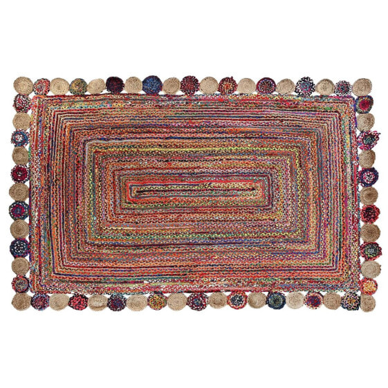 Ковер DKD Home Decor Хлопок Разноцветный джут (200 x 290 x 1 cm)