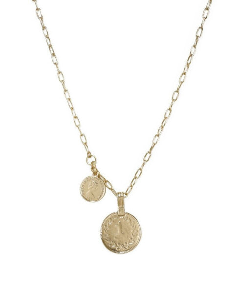 ETTIKA simplicity Coin Chain Necklace