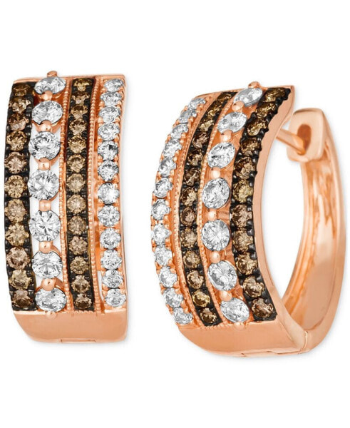 Серьги Le Vian Chocolate Diamond Hoop