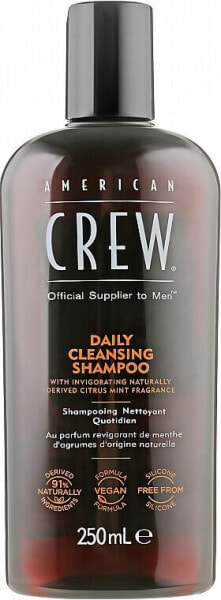 Reinigendes Shampoo für den täglichen Gebrauch - American Crew Daily Cleansing Shampoo 250 ml