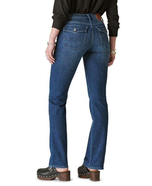 Women's Sweet Mid Rise Boot Denim Pants Lucky Brand Цвет: Trail