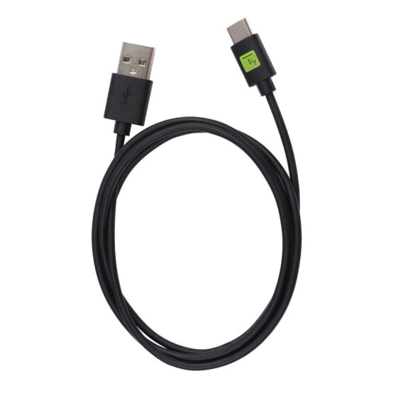 Techly USB3.1 Kabel Stecker Typ-A - USB Typ-C Schwarz 1 m - Cable - Digital