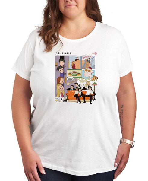 Air Waves Trendy Plus Size Friends 30th Anniversary Graphic T-Shirt