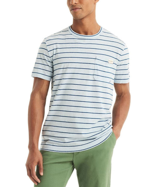 Nautica Men's Classic-Fit Stripe Pocket T-Shirt