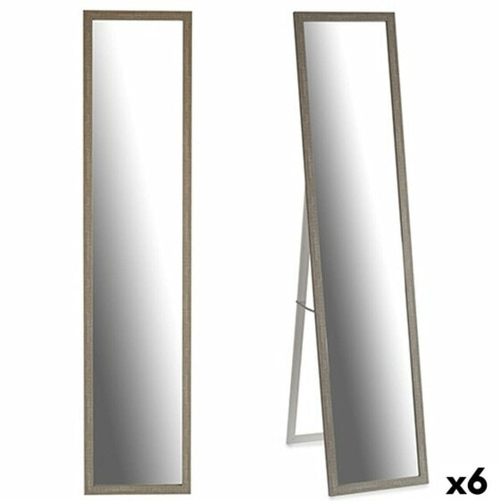 Стоящее зеркало Серый Деревянный Стеклянный 44 x 32,5 x 120 cm (6 штук)