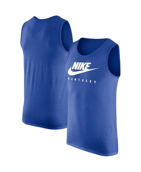 Men's Royal Kentucky Wildcats Futura Performance Scoop Neck Tank Top