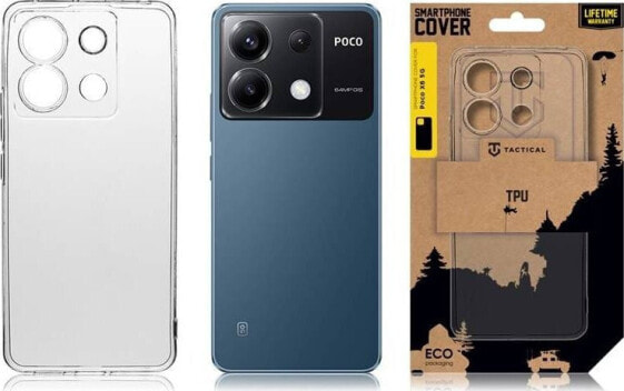 Tactical Tactical TPU Cover for Poco X6 5G Transparent standard