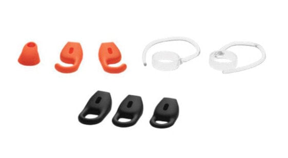 Jabra Stealth UC Ear Gels Pack - Ear hook - Black - Orange - White