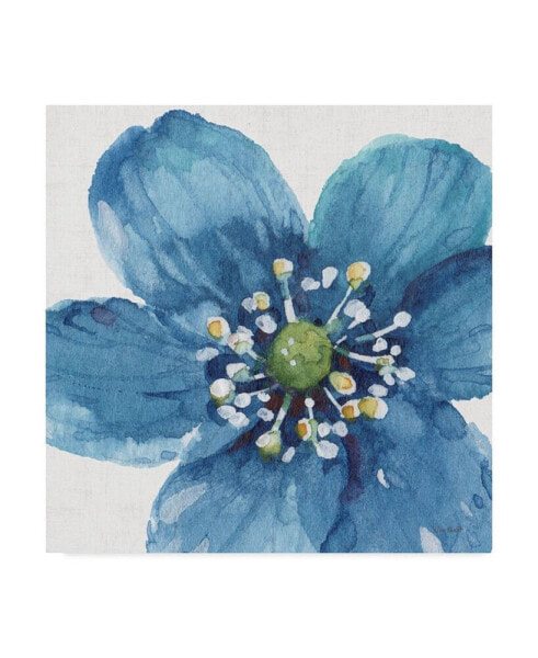 Lisa Audit Blue and Green Garden V Canvas Art - 15" x 20"