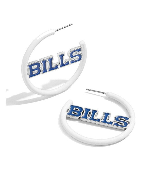 Серьги эмалированные Baublebar Buffalo Bills