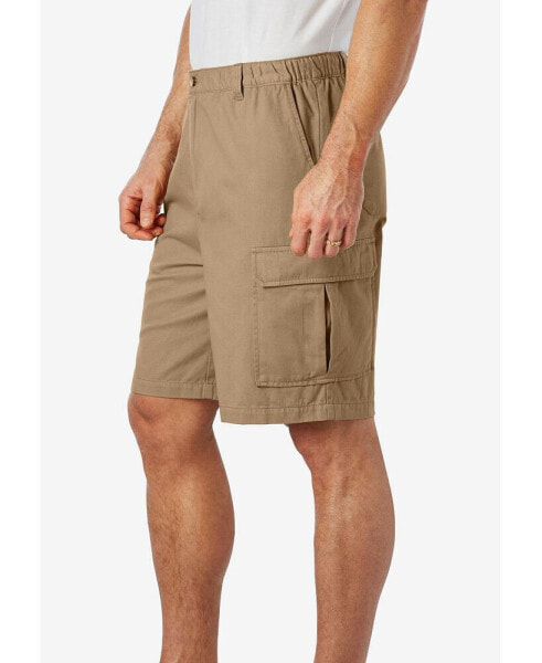 Big & Tall Knockarounds 8" Full-Elastic Cargo Shorts