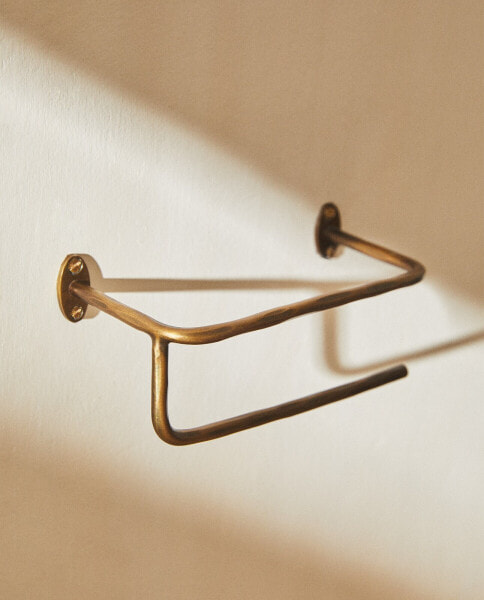 Golden toilet paper holder