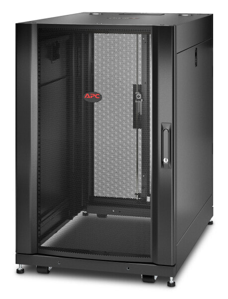 APC NetShelter SX - Freestanding rack - 18U - 409 kg - Key lock - 67.1 kg - Black