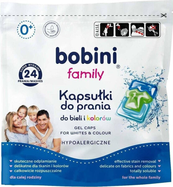 Bobini Bobini Family uniwersalne kapsułki do prania 24szt.