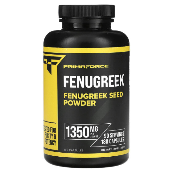 Fenugreek, 1,350 mg, 180 Capsules (675 mg per Capsule)