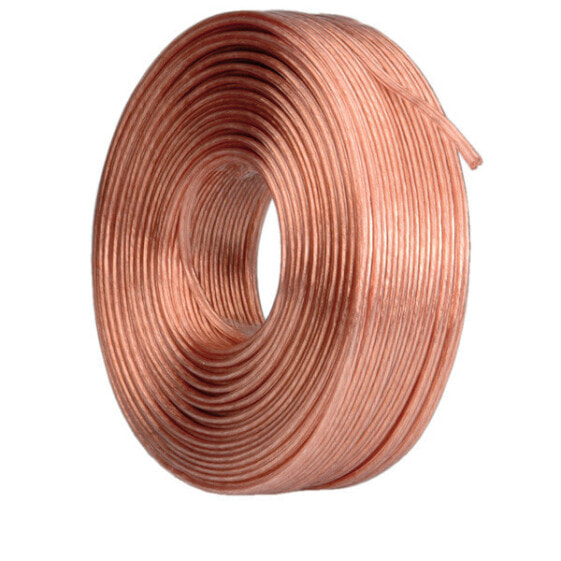 VALUE Loudspeaker Cable - transparent - 1.5mm² - 100 m roll - 10 cm