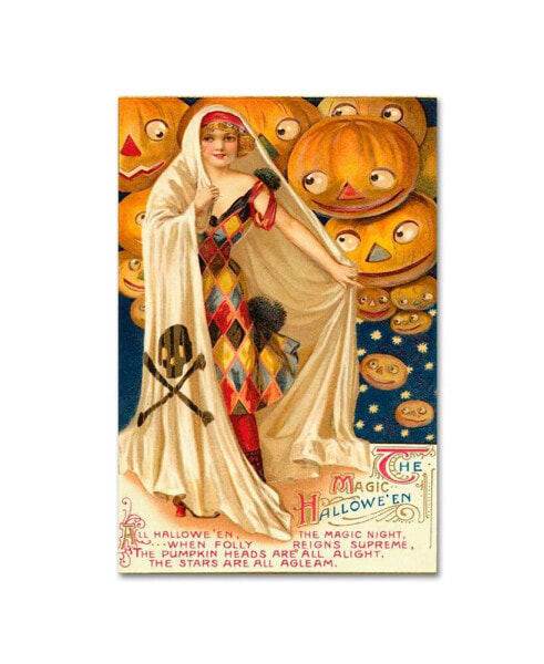 Vintage Apple Collection 'Halloween Nine' Canvas Art - 12" x 19"