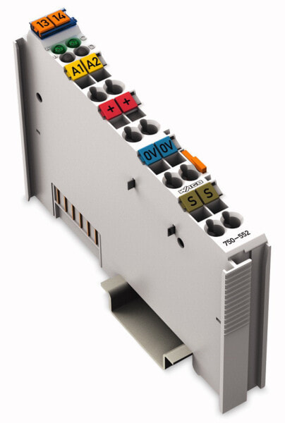 WAGO 750-552 - 2 channels - 0.5 kV - Output - 24 V - 12 bit - 2 ms