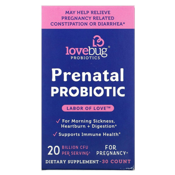 Prenatal Probiotic, 20 Billion CFU, 30 Count