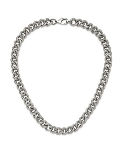 Chisel stainless Steel 23.5 inch Curb Chain Necklace
