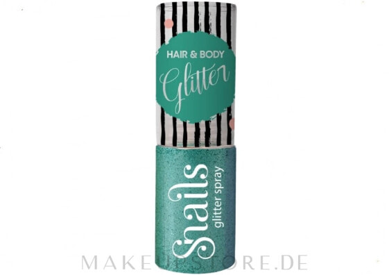 Spray für Haar und Körper - Snails Body And Hair Glitter Spray Turquoise