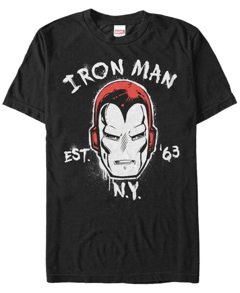 Marvel Men's Comic Collection Iron Man Established In 1963 Short Sleeve T-Shirt