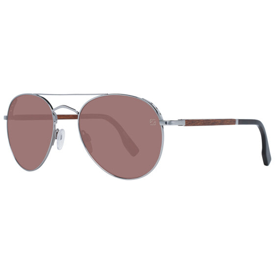 Zegna Couture Sonnenbrille ZC0002 56 08J Titan