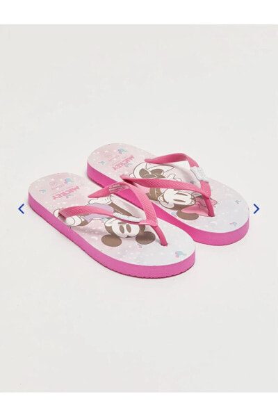 Детская обувь LC WAIKIKI Minnie Mouse Шлепанцы для девочек LCW STEPS