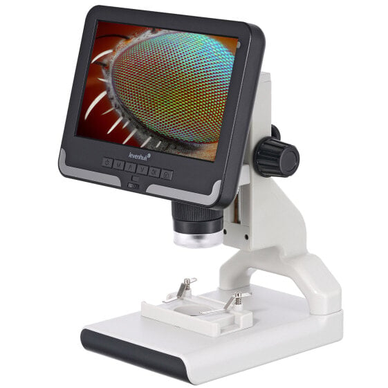Levenhuk Rainbow DM700 LCD - Digital microscope - Black - White - Plastic - LCD - 17.8 cm (7") - 0 - 83 mm