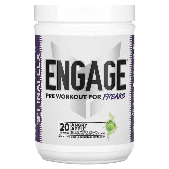 Finaflex, Engage, Pre Workout For Freaks, Angry Apple, 545 г (19,3 унции)