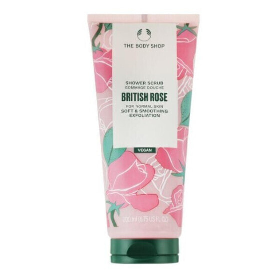 The Body Shop British Rose Shower Scrub Гель-скраб для душа с эссенцией розы